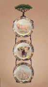 Safari Animals Plate Set with Rack