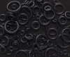 40 ASSORTED BLACK O RINGS